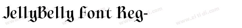 JellyBelly Font Reg字体转换 JellyBelly Font Reg字体转换